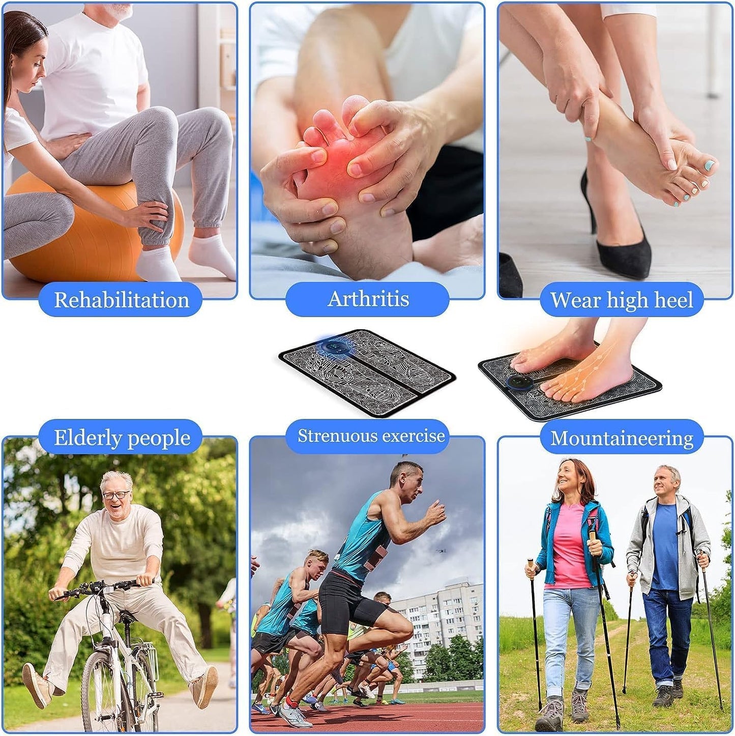 HealStep™ Smart EMS Foot Therapy Mat