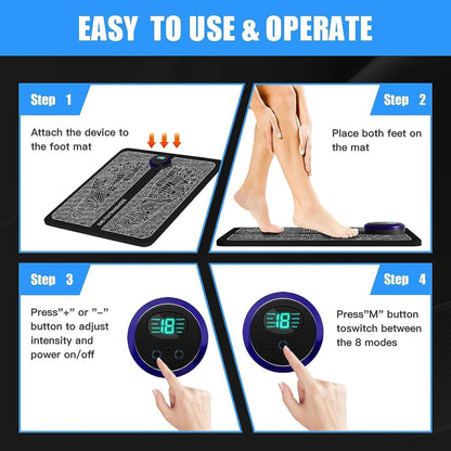 HealStep™ Smart EMS Foot Therapy Mat